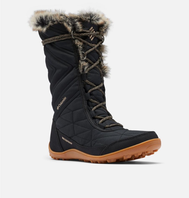 Black Columbia Minx Mid III Women's Boots | 27681QESD