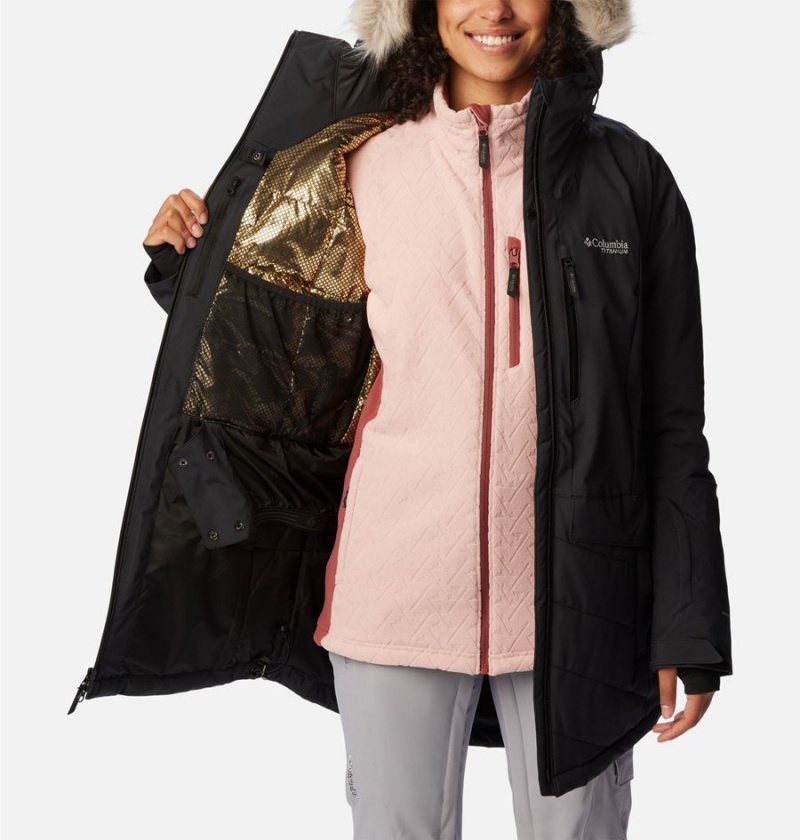 Black Columbia Mount Bindo III Insulated Women's Puffer Jacket | 03165JQUP