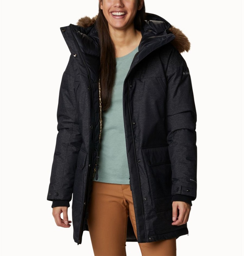 Black Columbia Mount Si Omni Heat Infinity Down Women's Coats | 28954QFDE