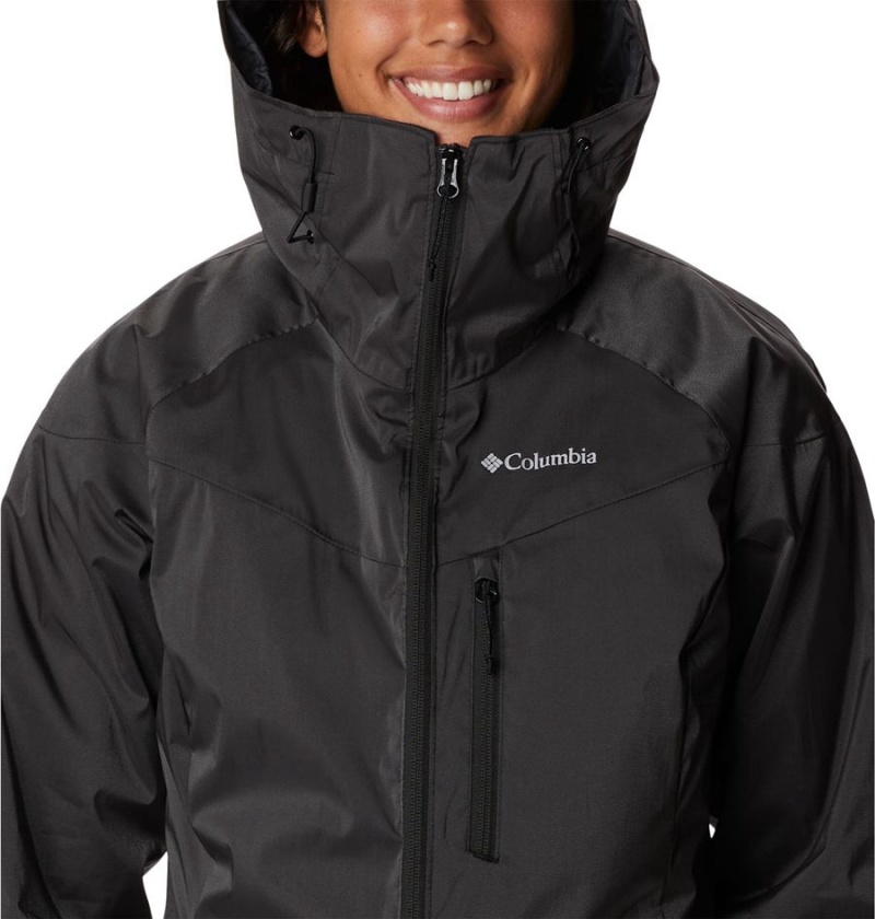 Black Columbia Oak Ridge Interchange Women's 3 In 1 Jackets | 25340YOKG