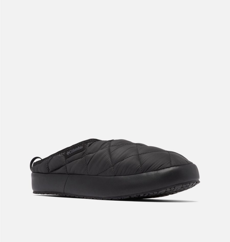 Black Columbia Omni Heat Lazy Bend Camper Men's Slippers | 70412MKSO