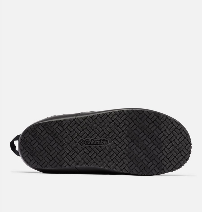 Black Columbia Omni Heat Lazy Bend Camper Men's Slippers | 70412MKSO