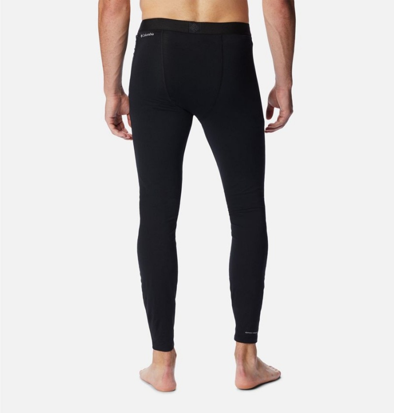 Black Columbia Omni Heat Midweight Baselayer Tights Men's Pants | 84165PJAN