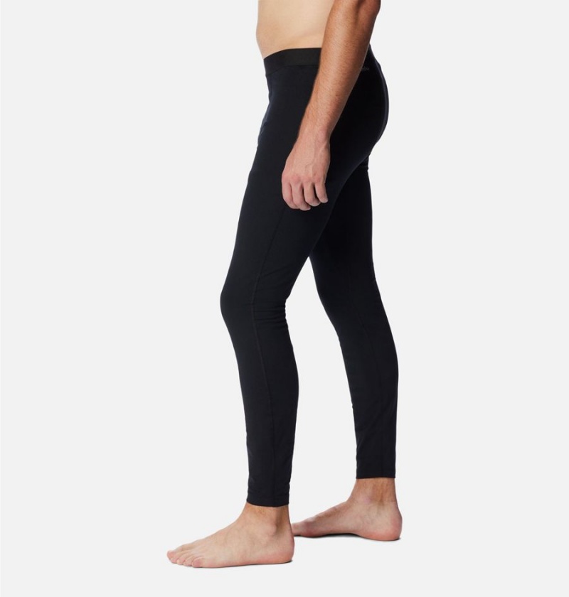 Black Columbia Omni Heat Midweight Baselayer Tights Men's Pants | 84165PJAN