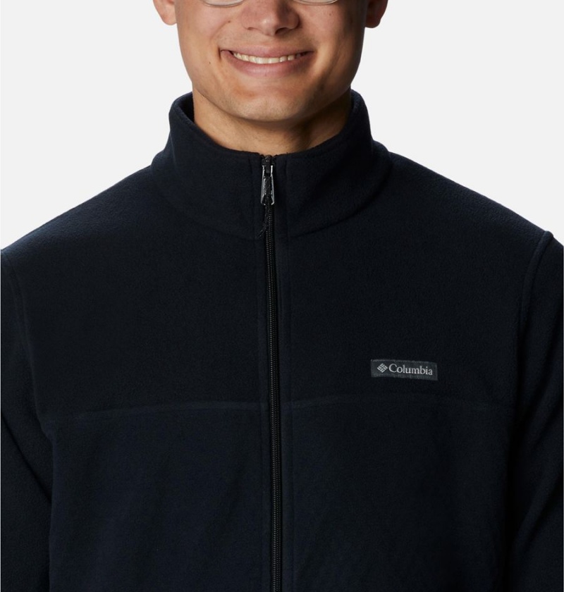 Black Columbia Overlook Trail Full Zip Men's Fleece Jacket | 35701KLWQ