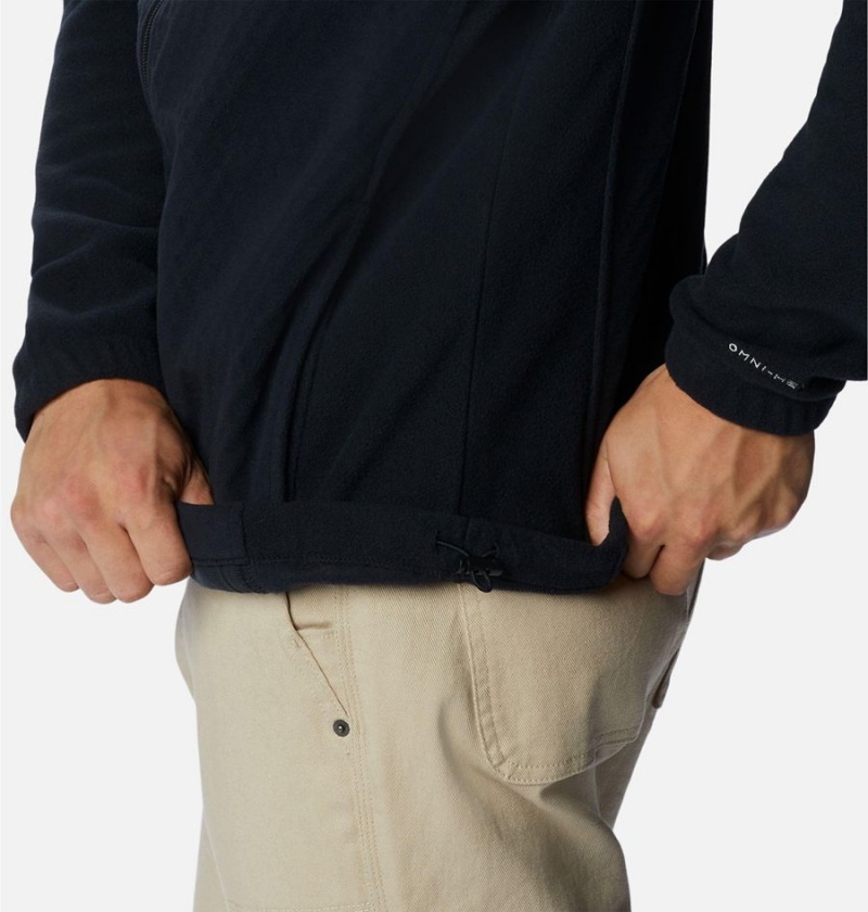 Black Columbia Overlook Trail Full Zip Men's Fleece Jacket | 35701KLWQ