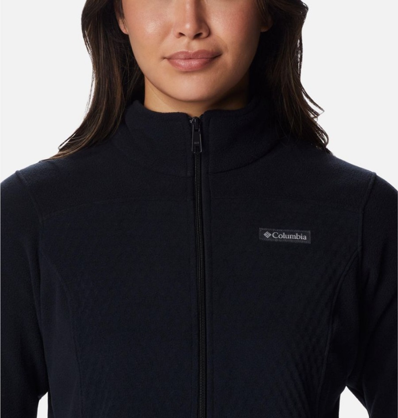 Black Columbia Overlook Trail Full Zip Women's Fleece Jacket | 89162XNDT