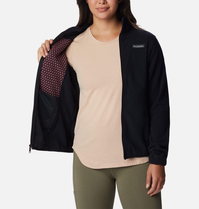 Black Columbia Overlook Trail Full Zip Women's Fleece Jacket | 89162XNDT