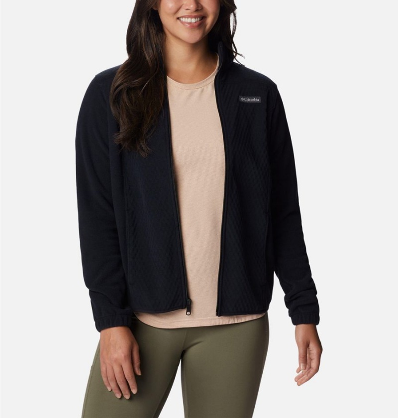 Black Columbia Overlook Trail Full Zip Women's Fleece Jacket | 89162XNDT