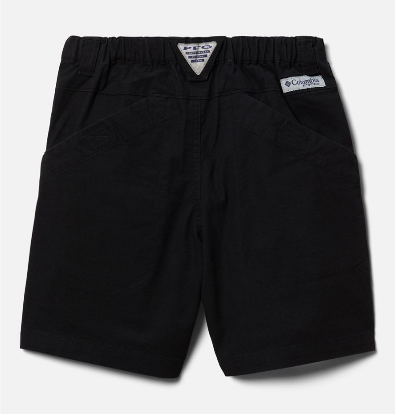 Black Columbia PFG Half Moon II Kids' Shorts | 80936IRVL