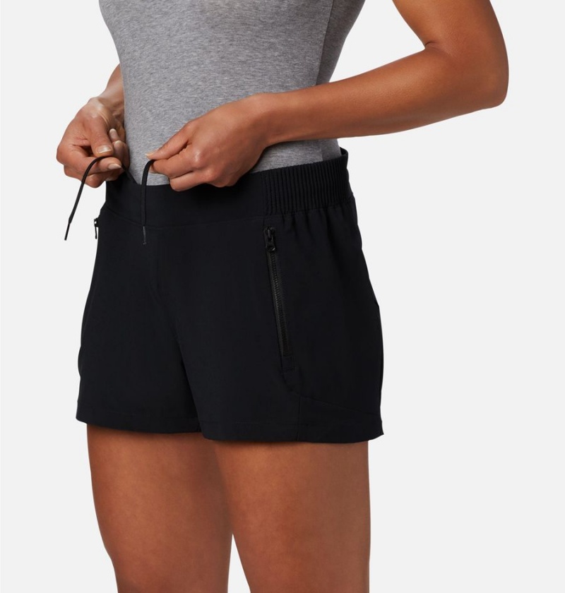 Black Columbia PFG Tidal II Women's Shorts | 62459WURY