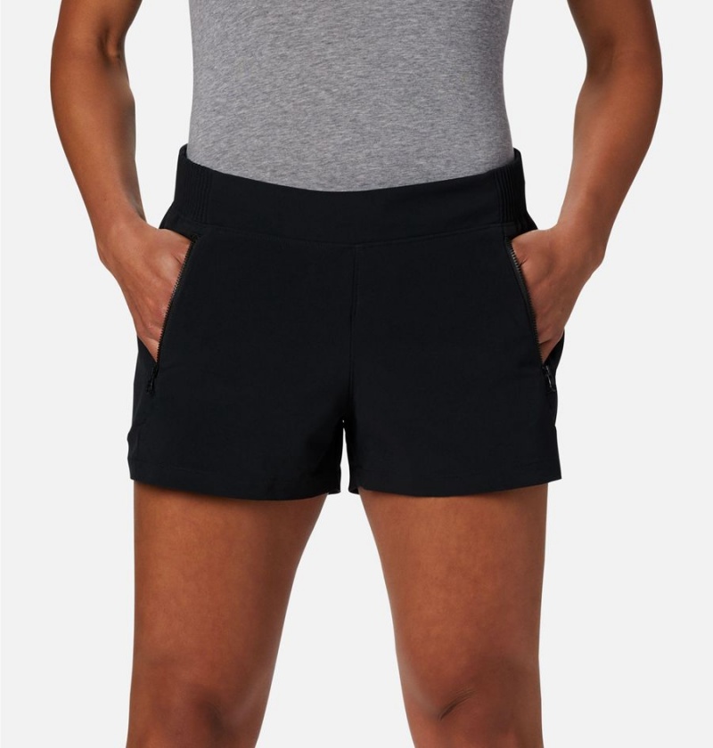 Black Columbia PFG Tidal II Women's Shorts | 62459WURY