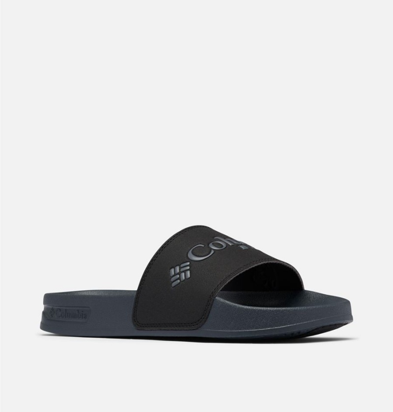 Black Columbia PFG Tidal Ray Slide Women's Sandals | 65214GHXR