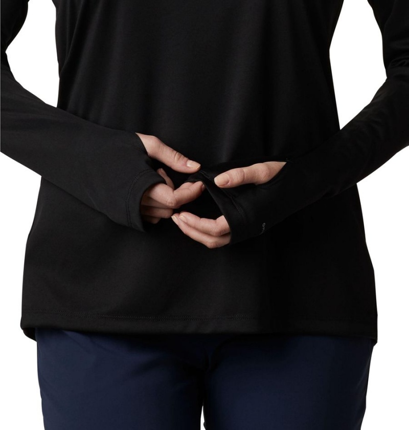 Black Columbia PFG Tidal Tee Women's Hoodie | 48975QOEK