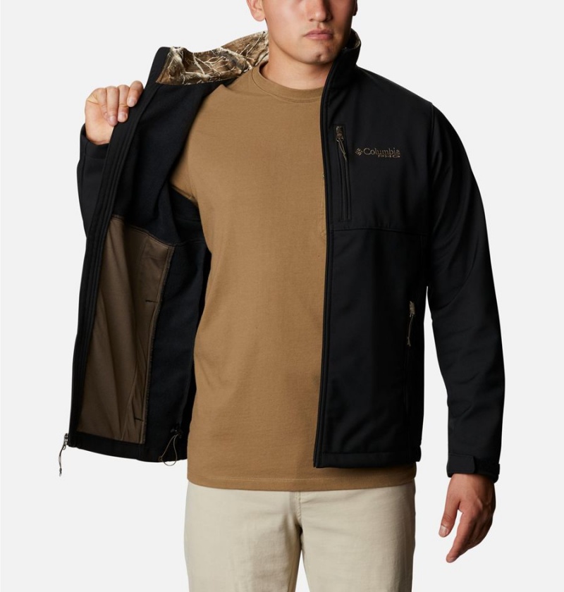 Black Columbia PHG Ascender Men's Softshell Jackets | 87346AYUP