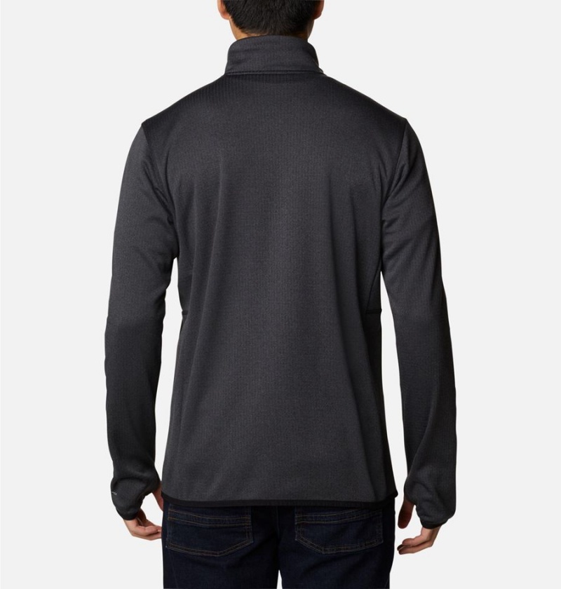 Black Columbia Park View Fleece Half Zip Men's Pullover | 03961LZBI