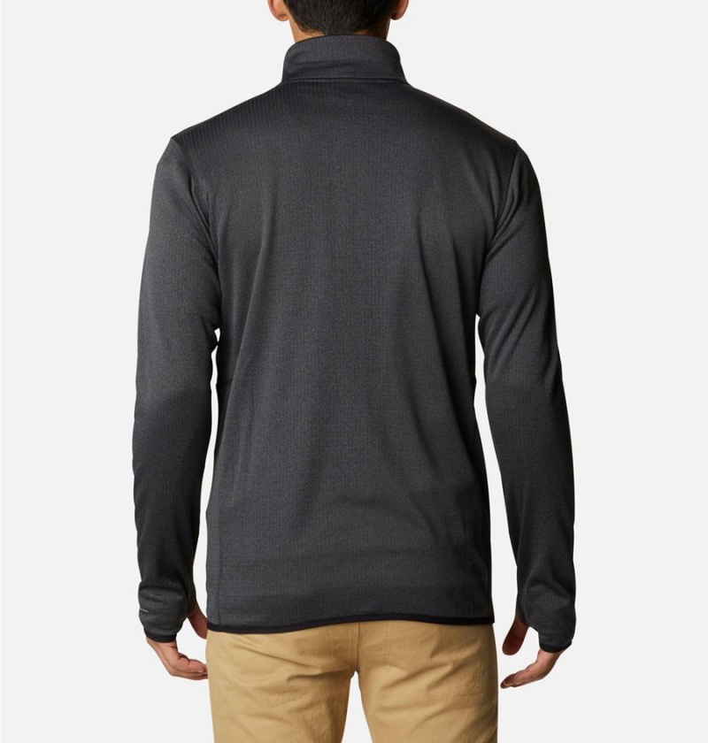 Black Columbia Park View Full Zip Men's Fleece Jacket | 54106QYKI