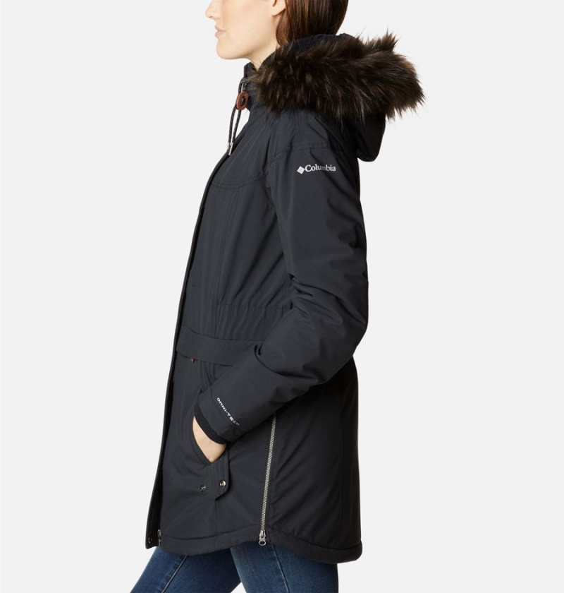 Black Columbia Payton Pass Insulated Women's Coats | 86735OUEV