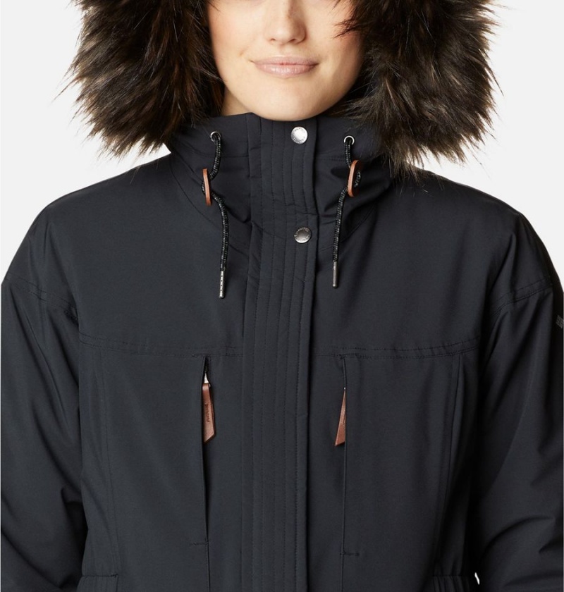 Black Columbia Payton Pass Insulated Women's Coats | 86735OUEV