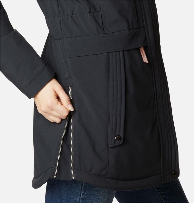 Black Columbia Payton Pass Insulated Women's Coats | 86735OUEV