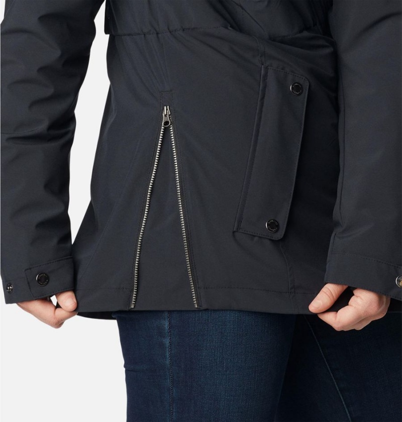 Black Columbia Payton Pass Interchange Women's Coats | 53826IOCF