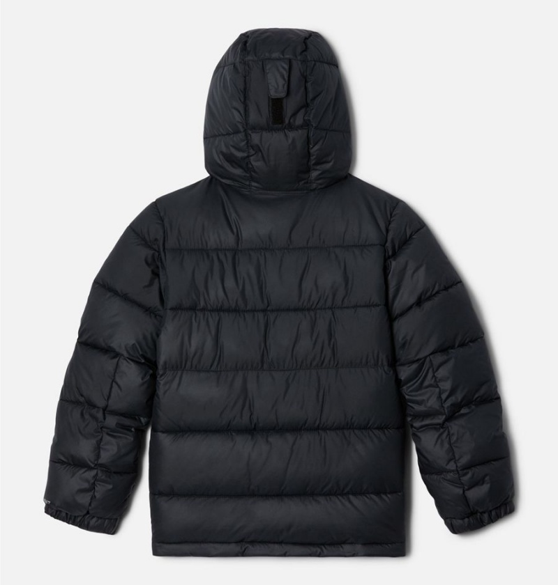 Black Columbia Pike Lake II Hooded Kids' Jacket | 17962KCVS