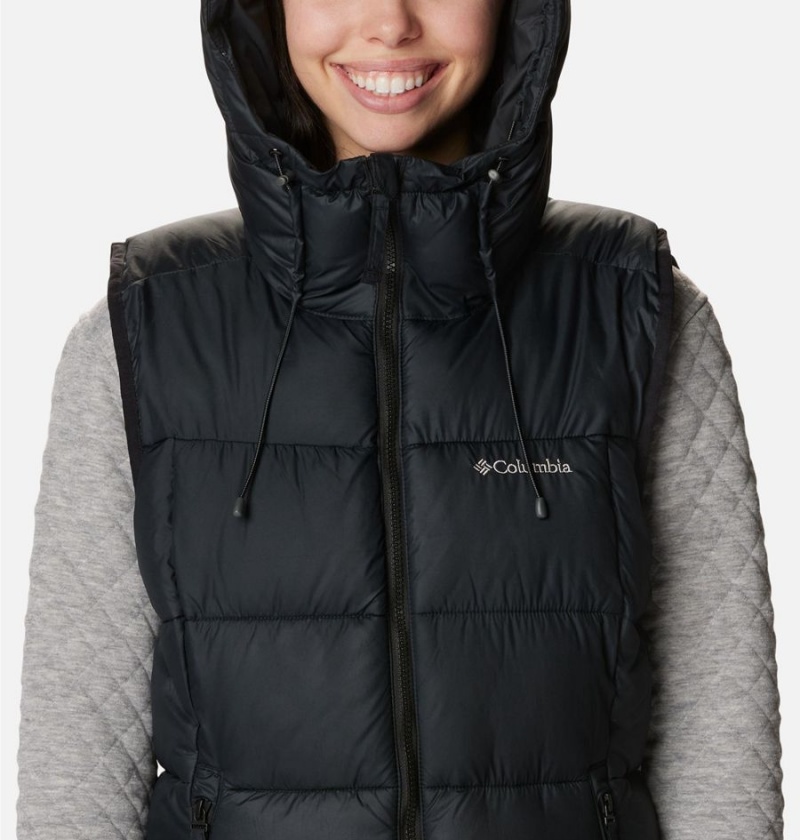 Black Columbia Pike Lake II Insulated Women's Vest | 69745VSCY