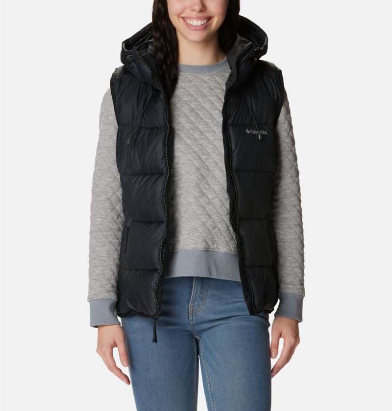 Black Columbia Pike Lake II Insulated Women's Vest | 69745VSCY