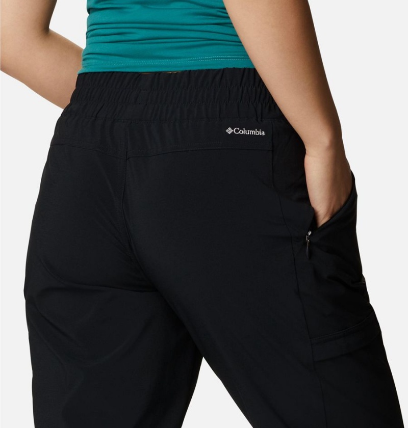 Black Columbia Pleasant Creek Joggers Women's Pants | 40327WGZE