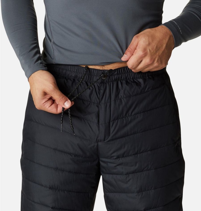 Black Columbia Powder Lite Insulated Men's Pants | 94321YTGQ