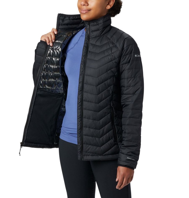 Black Columbia Powder Lite Women's Puffer Jacket | 14973GIYW