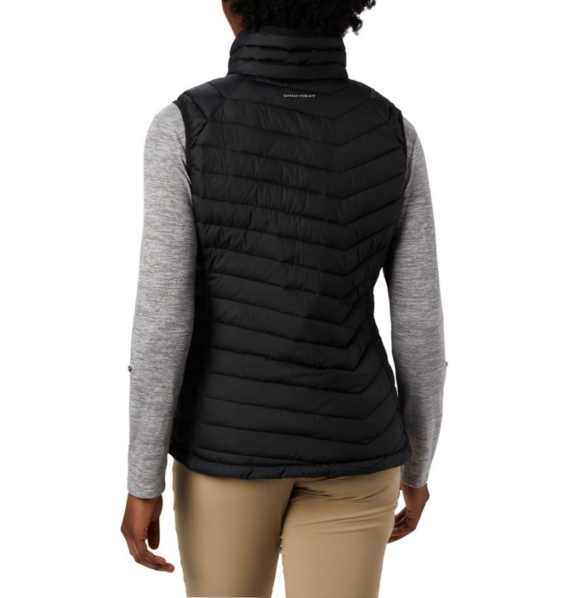 Black Columbia Powder Lite Women's Vest | 18439URTS