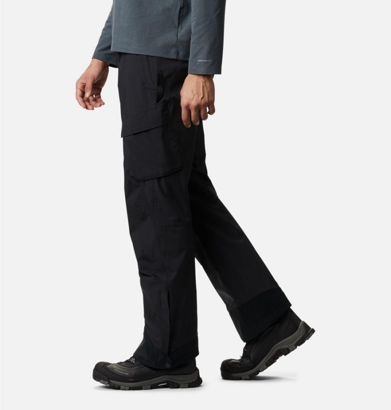 Black Columbia Powder Stash Ski Men's Pants | 56187HUBT