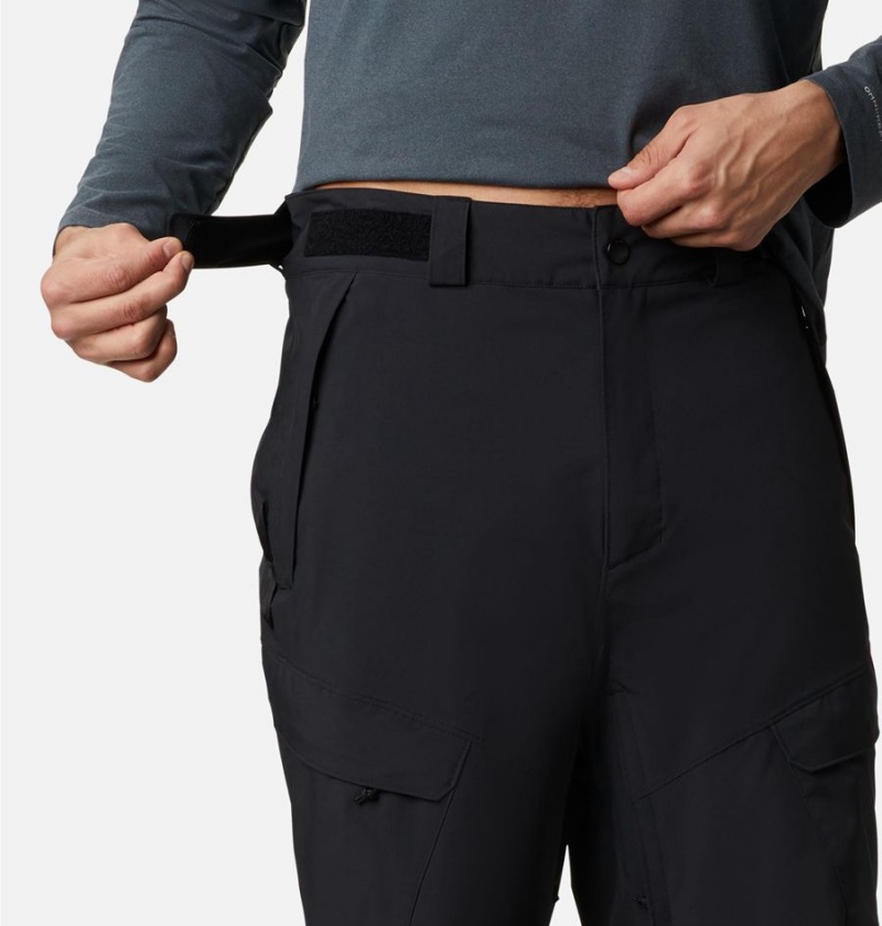 Black Columbia Powder Stash Ski Men's Pants | 56187HUBT