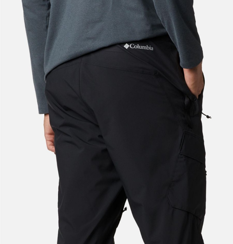 Black Columbia Powder Stash Ski Men's Pants | 56187HUBT