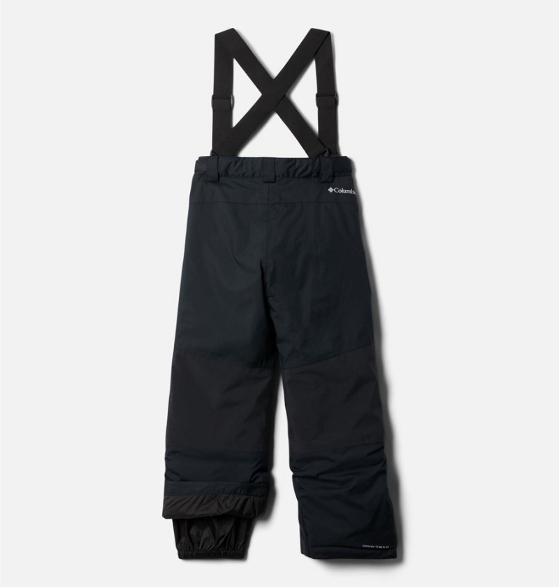 Black Columbia Powder Turner Suspender Ski Kids' Pants | 15429JFYN