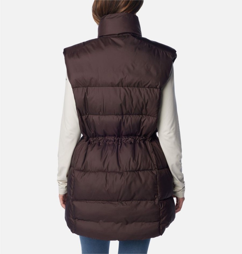 Black Columbia Puffect Mid Women's Vest | 09273MKOV