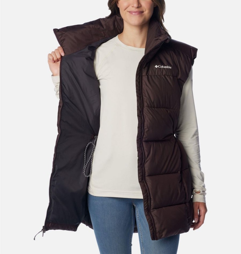 Black Columbia Puffect Mid Women's Vest | 09273MKOV