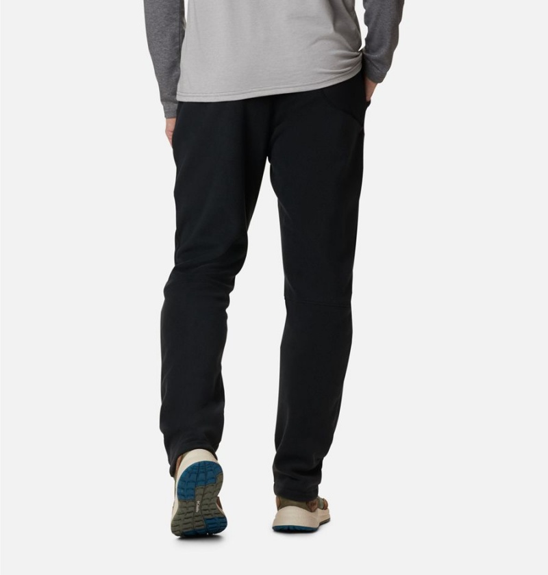 Black Columbia Rapid Expedition Fleece Men's Pants | 40962VKUZ