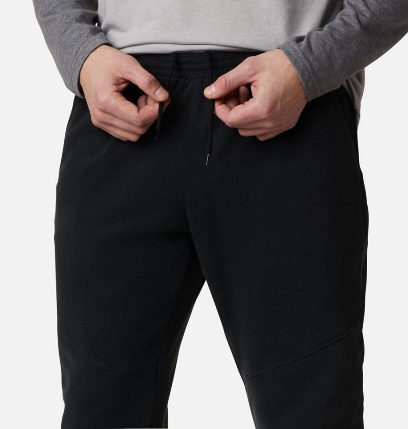 Black Columbia Rapid Expedition Fleece Men's Pants | 40962VKUZ