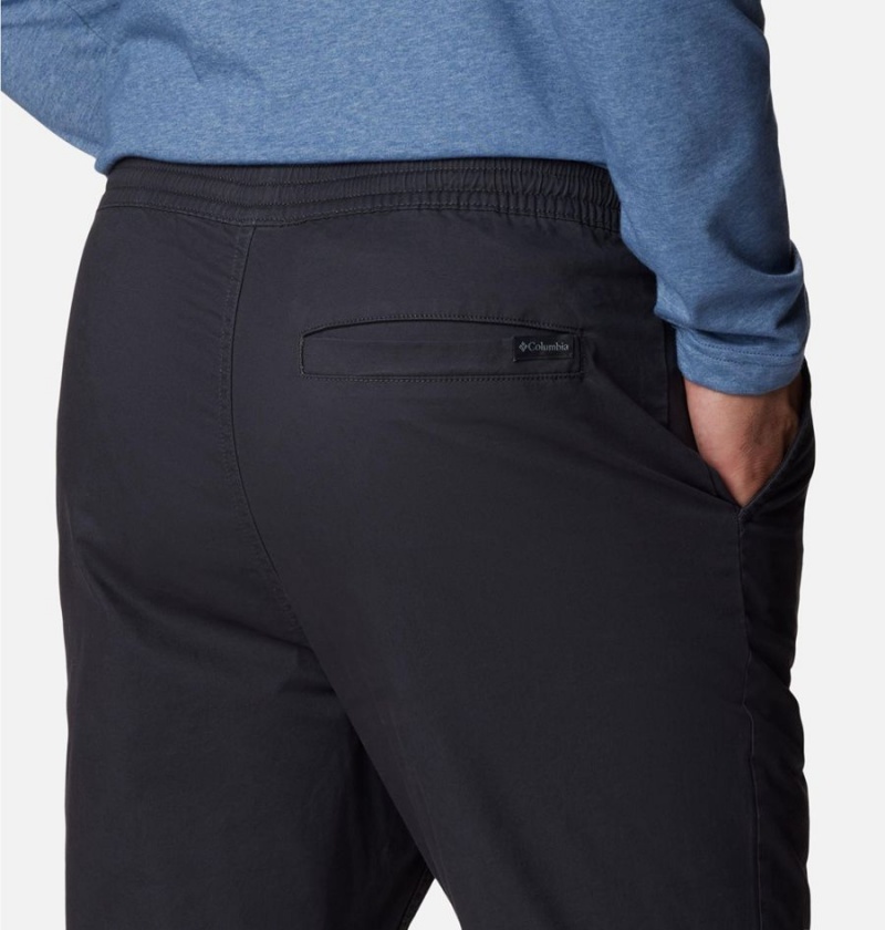 Black Columbia Rapid Rivers Joggers Men's Pants | 27690FICD