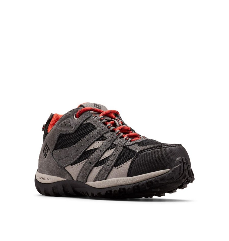 Black Columbia Redmond Waterproof Kids' Sneakers | 06257RQEM