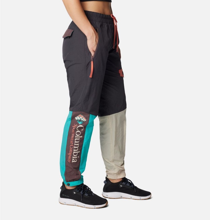 Black Columbia Riptide Retro Women's Pants | 50319HZWL