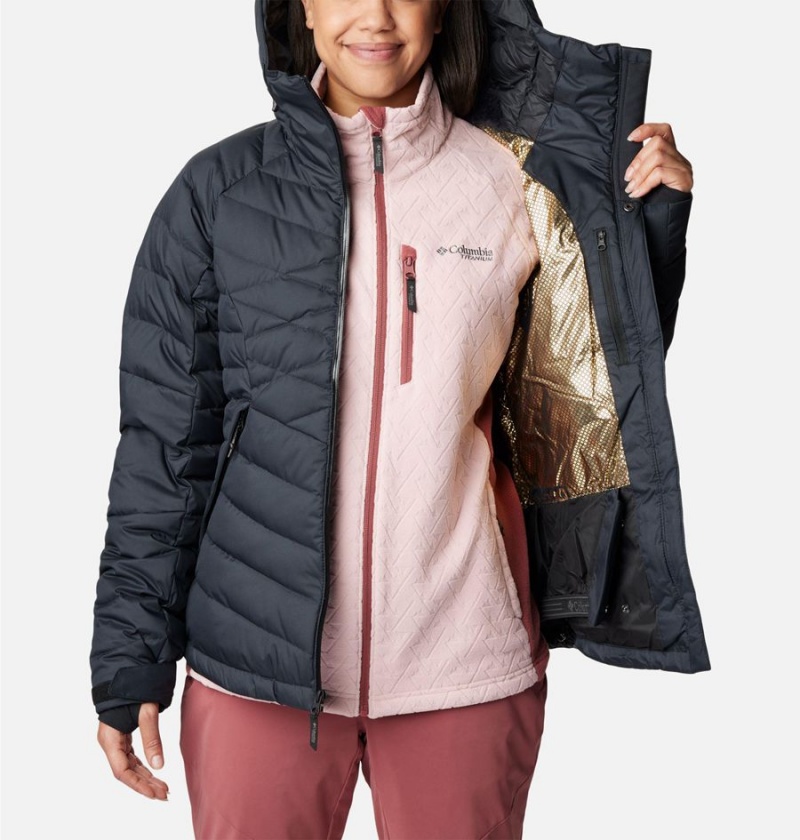 Black Columbia Roaring Fork Women's Puffer Jacket | 31609FSLB