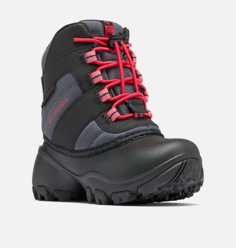 Black Columbia Rope Tow III Waterproof Warm Winter Kids' Boots | 13047VHGM