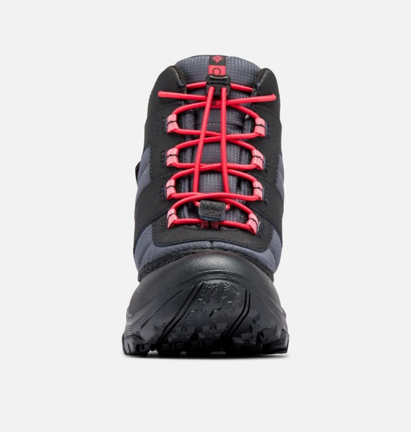 Black Columbia Rope Tow Waterproof Kids' Boots | 07584FZUW