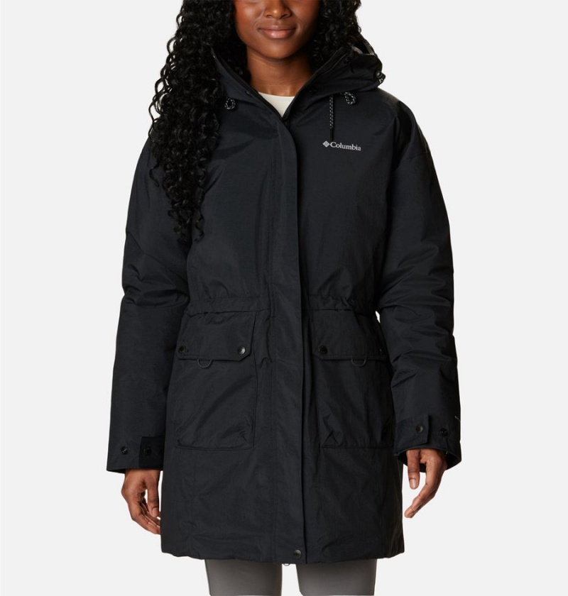 Black Columbia Rosewood Women\'s Coats | 37598MLAX