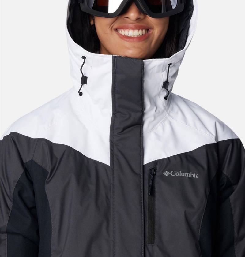 Black Columbia Rosie Run Insulated Women's Ski Jacket | 86307PHVF