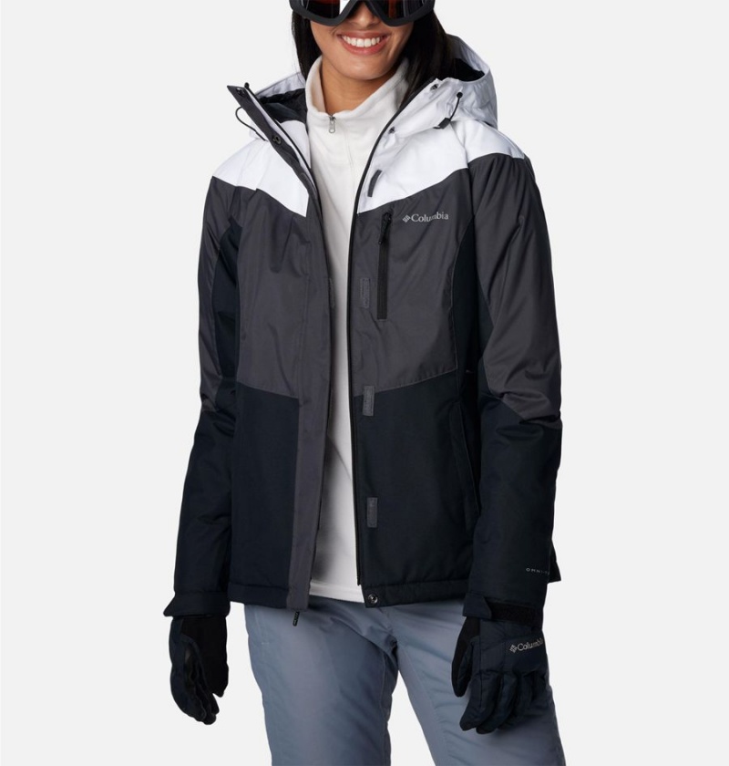 Black Columbia Rosie Run Insulated Women's Ski Jacket | 86307PHVF