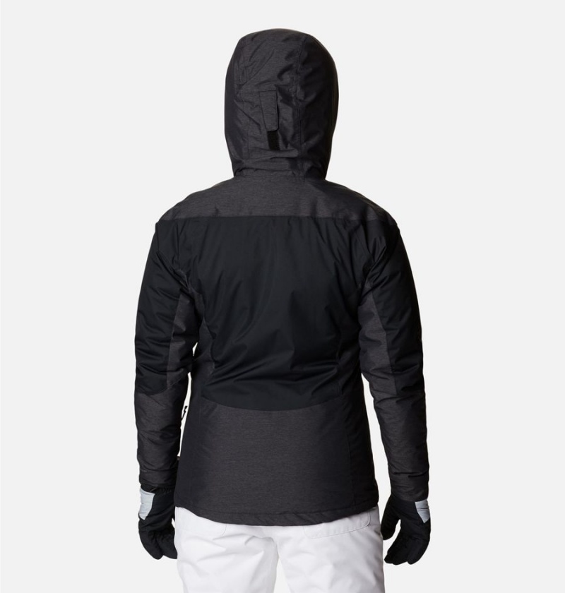 Black Columbia Rosie Run Insulated Women's Ski Jacket | 89614UHKJ